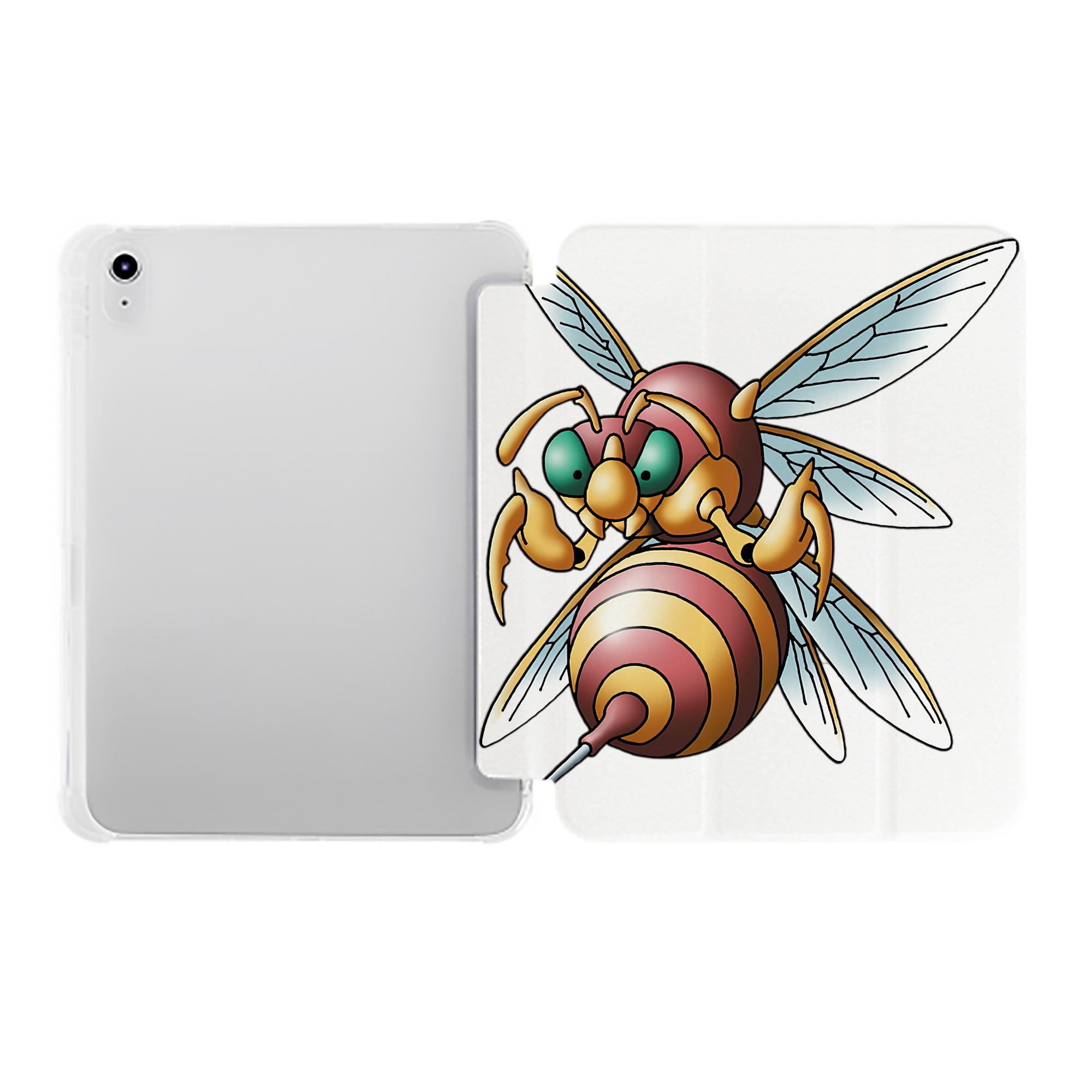 （画像用） ドラゴンクエスト Doragon Kuesuto Dragon Quest IPad ケース ペン収納付き 三つ折りスタンド PUレザー×シリコン 対応機種9.5/10.5/10.9インチ
